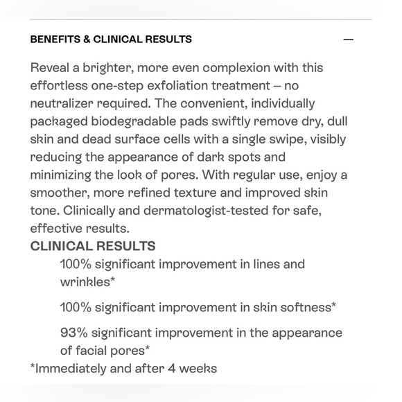 NIB BeautyStat Universal Triple Action Daily Peel Skincare Pads 10 Treatments! - Picture 11 of 16